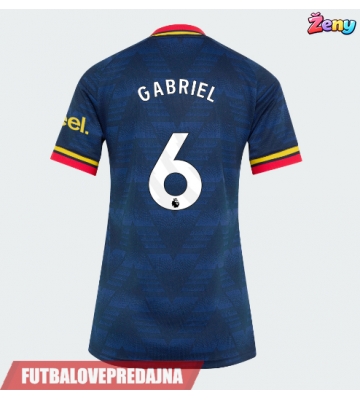 Lacne Ženy Futbalové dres Arsenal Gabriel Magalhaes #6 2026-27 Krátky Rukáv - Preč
